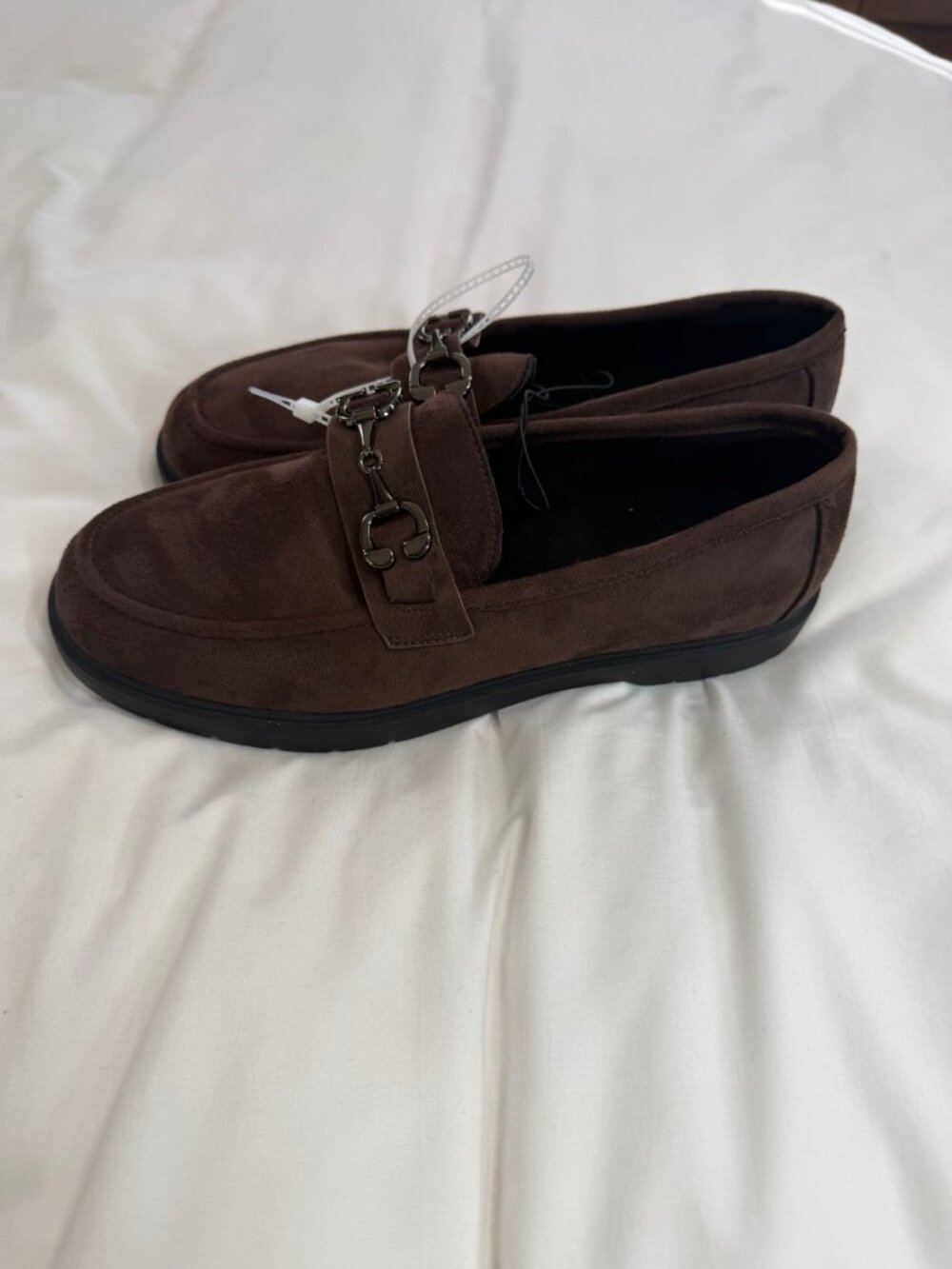 Aerosoles Beckett Brayla Brown Horsebit Lug Loafers Size 8.5M - Picture 3 of 11
